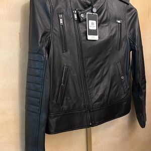 Bolvaint Lambskin Moto Jacket-Women’s Large